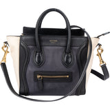 Céline Tricolor Leather Luggage Handbag