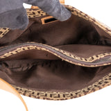Fendi FF Monogram Baguette Buckle Shoulder Bag