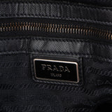 Prada Black Nylon Triangle Business Bag