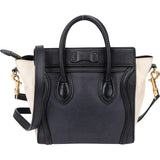 Céline Tricolor Leather Luggage Handbag