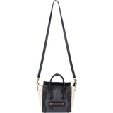 Céline Tricolor Leather Luggage Handbag