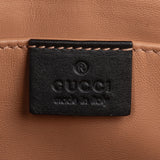 Gucci Black Leather Queen Margaret Bee Shoulder Bag