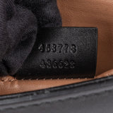 Gucci Black Leather Queen Margaret Bee Shoulder Bag
