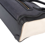 Céline Tricolor Leather Luggage Handbag