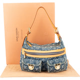 Louis Vuitton Denim Monogram Baggy PM Shoulder Bag