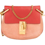 Chloé Bicolor Leather Drew Crossbody Bag