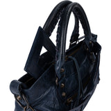 Balenciaga Blue Leather City Handbag