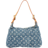 Louis Vuitton Denim Monogram Baggy PM Shoulder Bag