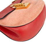 Chloé Bicolor Leather Drew Crossbody Bag