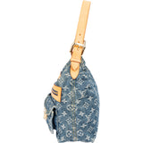 Louis Vuitton Denim Monogram Baggy PM Shoulder Bag