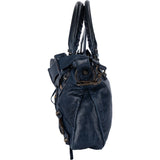 Balenciaga Blue Leather City Handbag