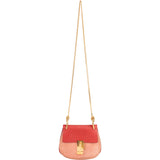 Chloé Bicolor Leather Drew Crossbody Bag