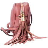 Gucci Pink Leather GG Soho Crossbody Bag