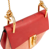 Chloé Bicolor Leather Drew Crossbody Bag