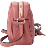Gucci Pink Leather GG Soho Crossbody Bag