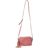Gucci Pink Leather GG Soho Crossbody Bag