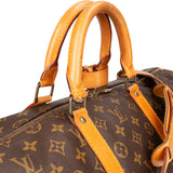 Louis Vuitton Canvas Monogram Keepall 55 Bandouliere