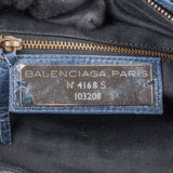Balenciaga Blue Leather City Handbag