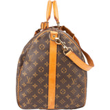 Louis Vuitton Canvas Monogram Keepall 55 Bandouliere