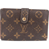 Louis Vuitton Canvas Monogram Compact Clip Wallet