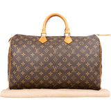Louis Vuitton Canvas Monogram Speedy 40 Handbag