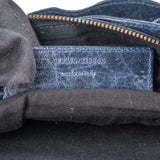 Balenciaga Blue Leather City Handbag