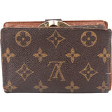 Louis Vuitton Canvas Monogram Compact Clip Wallet