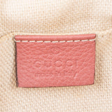 Gucci Pink Leather GG Soho Crossbody Bag