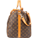 Louis Vuitton Canvas Monogram Keepall 55 Bandouliere