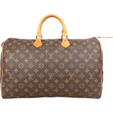 Louis Vuitton Canvas Monogram Speedy 40 Handbag