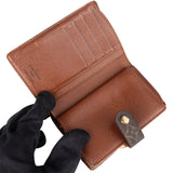 Louis Vuitton Canvas Monogram Compact Clip Wallet