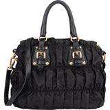 Prada Quilted Nylon City Handbag