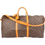 Louis Vuitton Canvas Monogram Keepall 60 Bandouliere