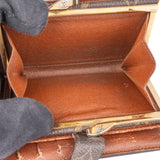 Louis Vuitton Canvas Monogram Compact Clip Wallet