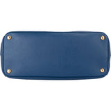 Prada Blue Saffiano Leather Galleria Handbag
