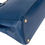 Prada Blue Saffiano Leather Galleria Handbag