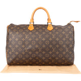 Louis Vuitton Canvas Monogram Speedy 40 Handbag