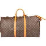 Louis Vuitton Canvas Monogram Keepall 60 Bandouliere