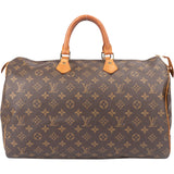 Louis Vuitton Canvas Monogram Speedy 40 Handbag