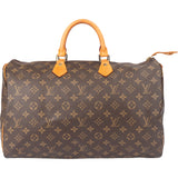 Louis Vuitton Canvas Monogram Speedy 40 Handbag