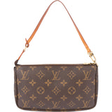 Louis Vuitton Canvas Monogram Pochette Accessoire Handbag