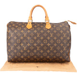 Louis Vuitton Canvas Monogram Speedy 40 Handbag