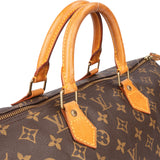 Louis Vuitton Canvas Monogram Speedy 40 Handbag