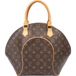 Louis Vuitton Canvas Monogram Ellipse MM Handbag - vintageandkickz