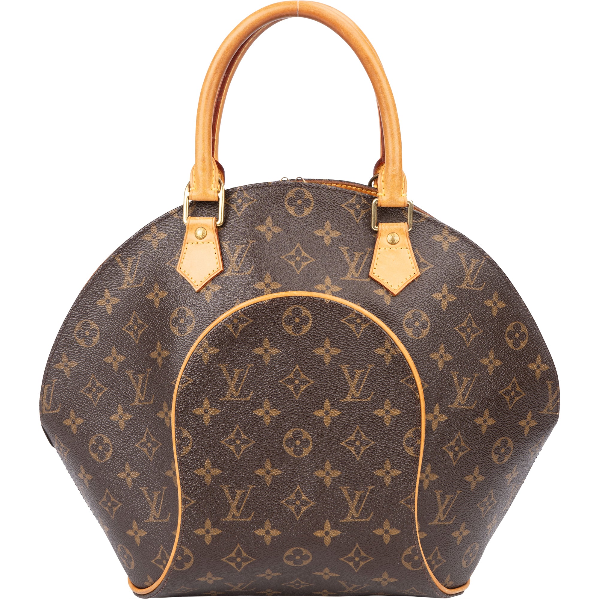 Louis Vuitton Canvas Monogram Ellipse MM Handbag - vintageandkickz