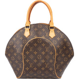 Louis Vuitton Canvas Monogram Ellipse MM Handbag - vintageandkickz