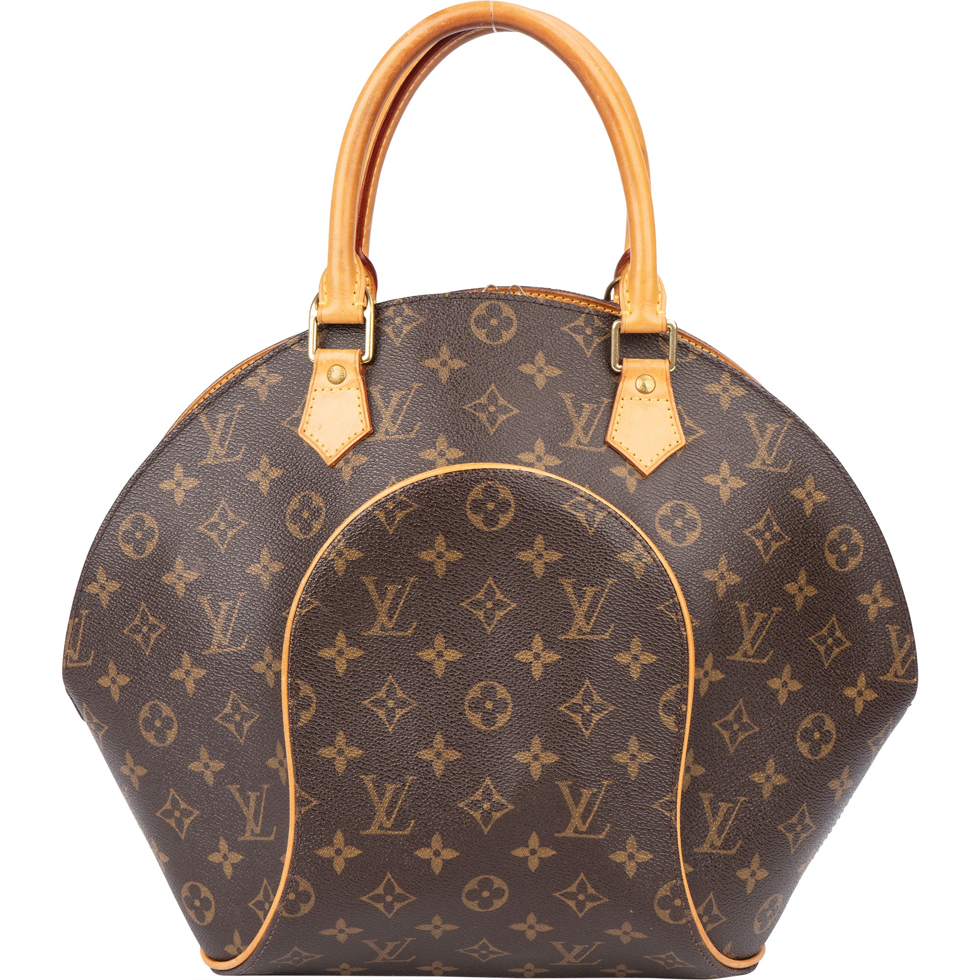 Louis Vuitton Canvas Monogram Ellipse MM Handbag - vintageandkickz
