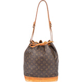Louis Vuitton Canvas Monogram Sac Noe Grande Shoulder Bag