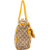 Gucci GG Monogram Bamboo Handbag