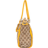Gucci GG Monogram Bamboo Handbag